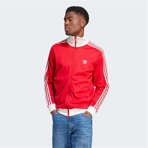 adidas jacke rot dunkelblau|adicolor Classics Beckenbauer Originals Jacke .